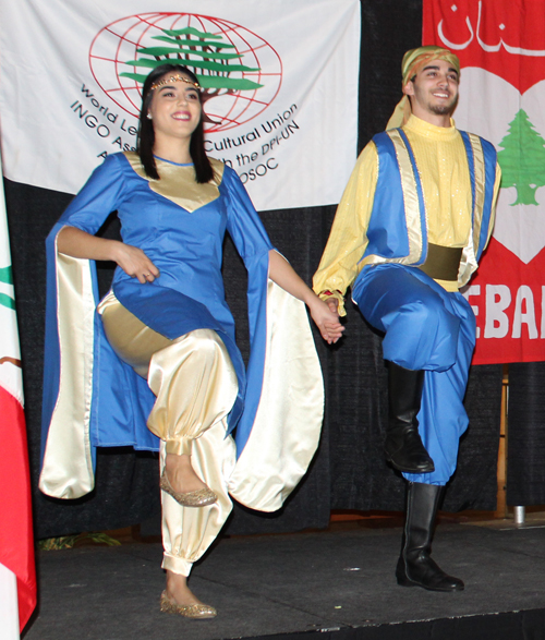 Ajyal Dabke Lebanese dancers at 2018 Lebanon Day in Cleveland