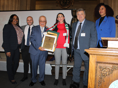 Faris Alameh recives award