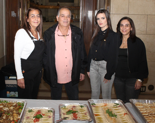 Food servers at ALCC Lebanon day