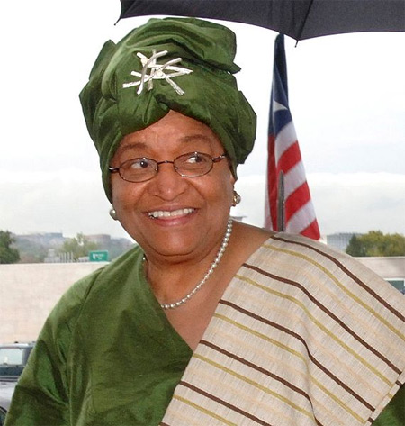 Liberian president Ellen Johnson-Sirleaf