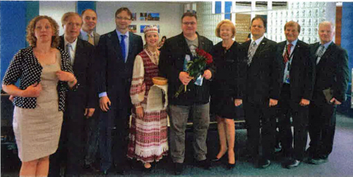 Airport greeting