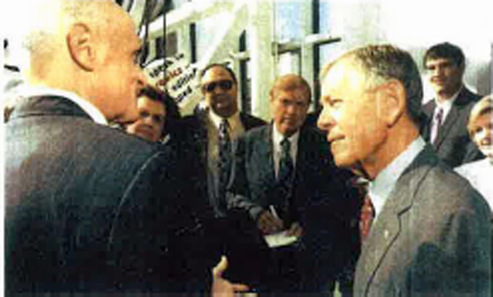 US Senator George Voinovich