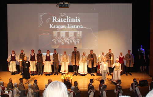 Entrance of the Dancers at Juventus Lithuanian Folk Dance Festival