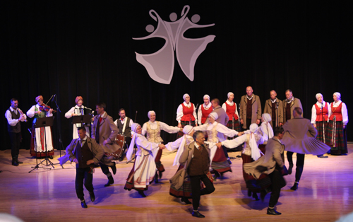 Ratelinis dancers and musicians from Kaunas, Lithuania