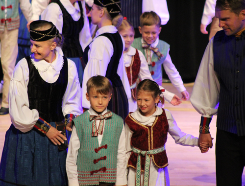 Gintaras Dancers from Toronto at Juventus Lithuanian Folk Dance Festival