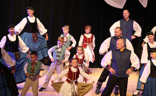 Gintaras Dancers from Toronto at Juventus Lithuanian Folk Dance Festival