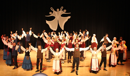 Svyturys Dancers from Cleveland at Juventus Lithuanian Folk Dance Festival