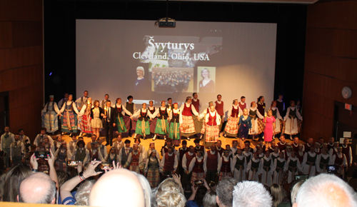 Entrance of the Dancers at Juventus Lithuanian Folk Dance Festival