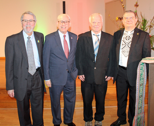 Andy Fedynsky, Mike Polensek, Algis Gudenas and Dr. Taras Mahlay