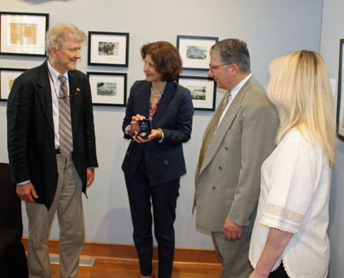 Ambassador Plepyte and Taras Mahlay