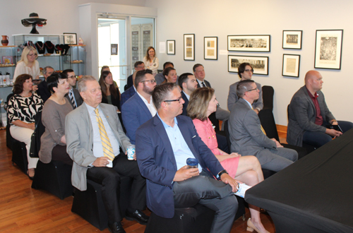 Audience at Lithuanian Ambassador event