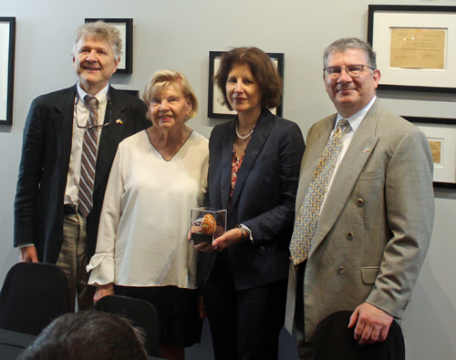 George Jaskiw, Ingrida Bublys, Ambassador Plepyte and Taras Mahlay
