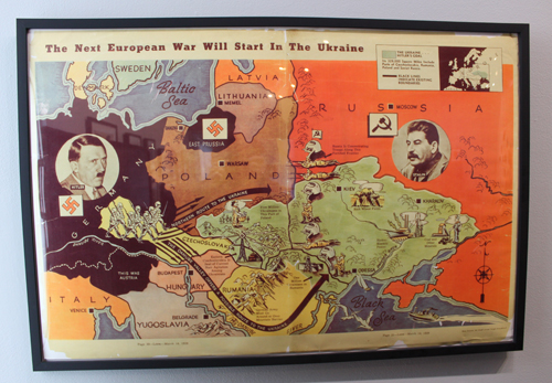 Europe Map from Look Magazine 1939