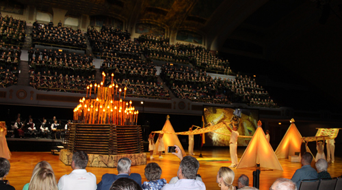 Lithuanian torches at song festival