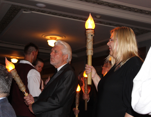 Lithuanian torches at song festival
