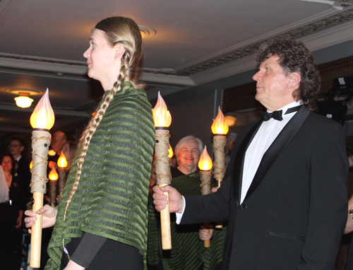 Lithuanian torches at song festival