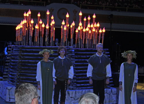 Lithuanian torches at song festival
