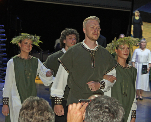 Lithuanian torches at song festival