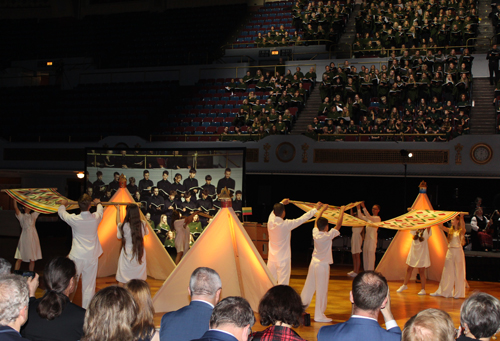 Lithuanian torches at song festival