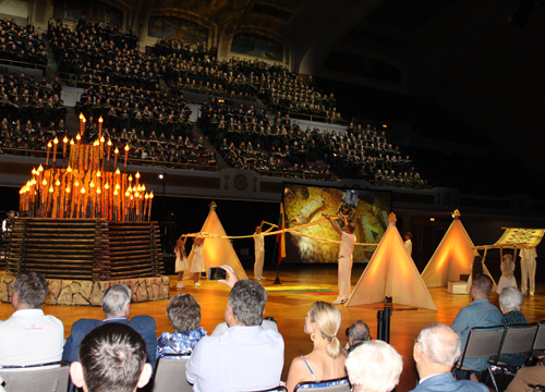 Lithuanian torches at song festival