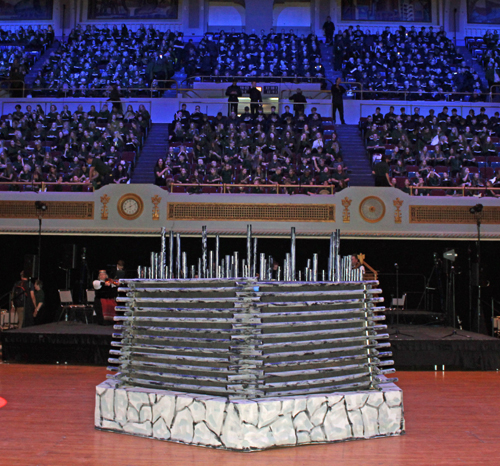Lithuanian torch display
