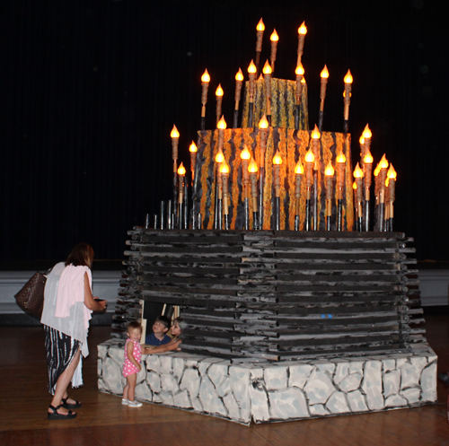 Lithuanian torch display