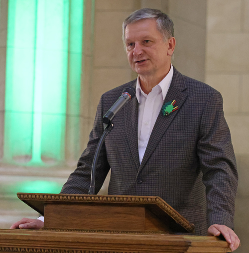 The Honorable General Consul of the Republic of Lithuania, Regimantas Jablonskas from Chicago