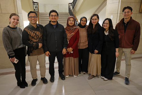 Young international Global Cleveland visitors