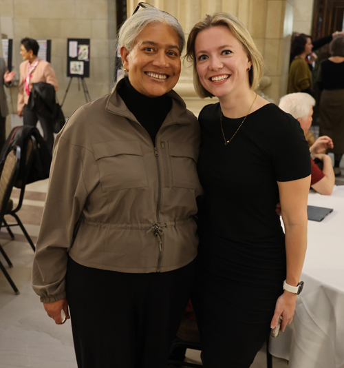 East Cleveland Mayor Sandra Morgan and Cleveland representative