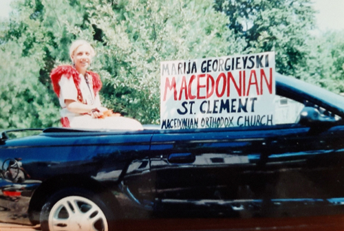 Marija in Macedonian Festival parade