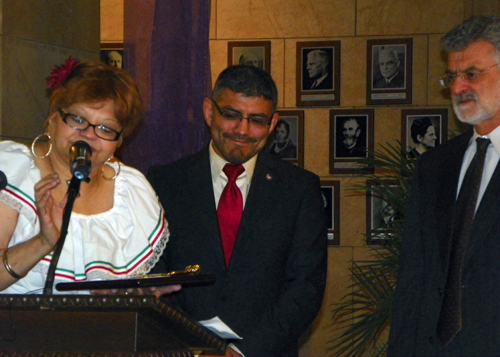 Lucy Torres, Pablo Castro III and  Mayor Jackson
