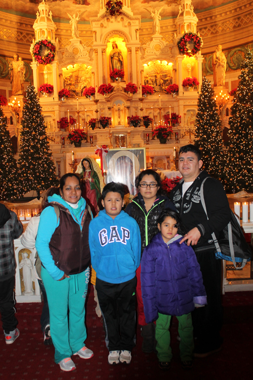 Ricardo Ramos family at St Casimir Church