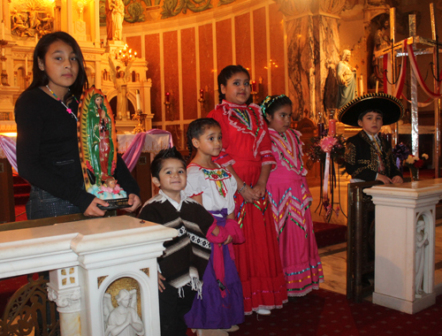 Mexican children at St Casimir Church