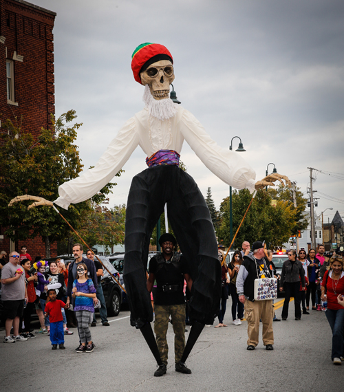 Day of the Dead in Cleveland 2016 - Skulls and Skeletons Parade