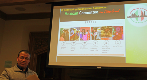 Rey Esparaza and Mexican Committee events slide