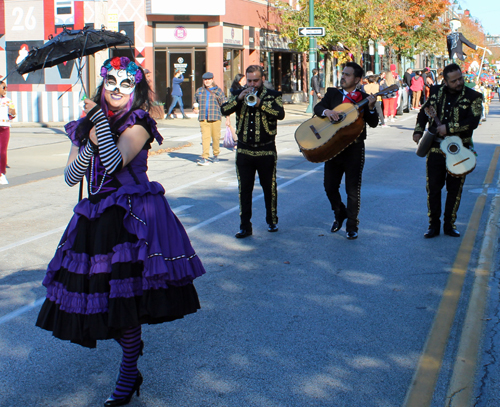 Day of the Dead Skulls and Skeletons Parade in Cleveland 2022