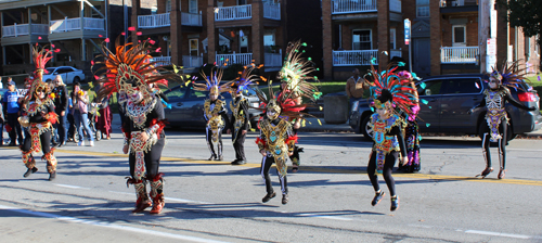 Day of the Dead Mexican dancers