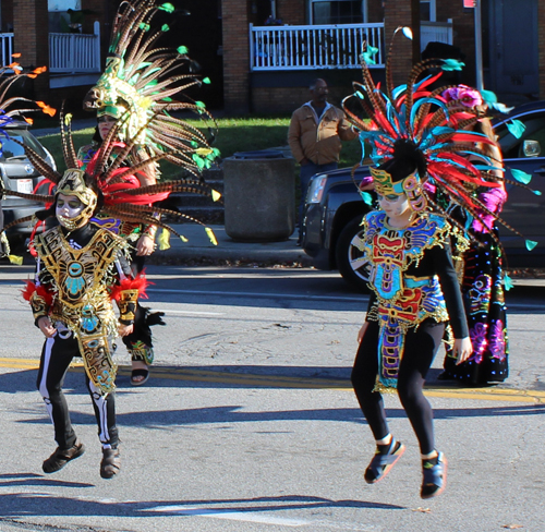 Day of the Dead Mexican dancers