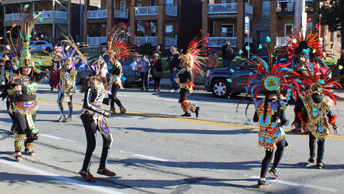 Day of the Dead Mexican dancers