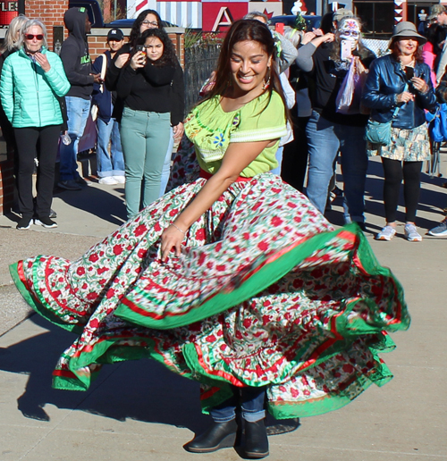 Day of the Dead Mexican dancer