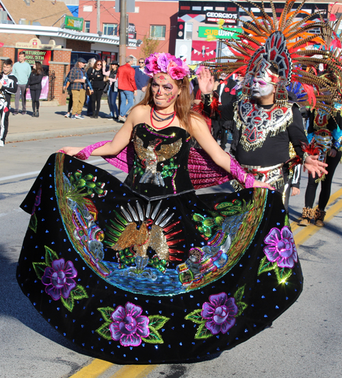 Day of the Dead Skulls and Skeletons Parade in Cleveland 2022