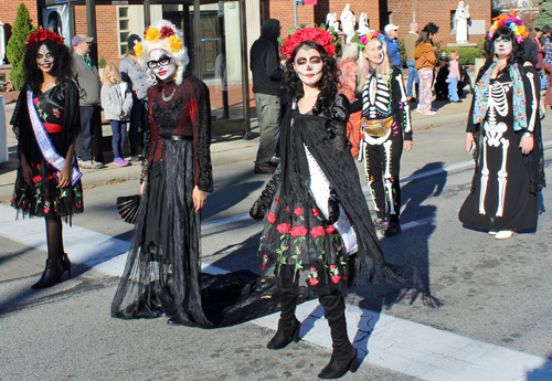 Day of the Dead Skulls and Skeletons Parade in Cleveland 2022