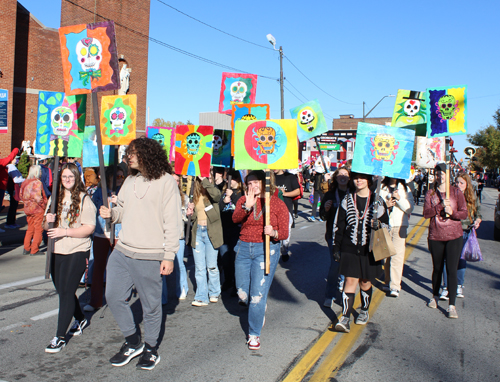 Day of the Dead Skulls and Skeletons Parade in Cleveland 2022