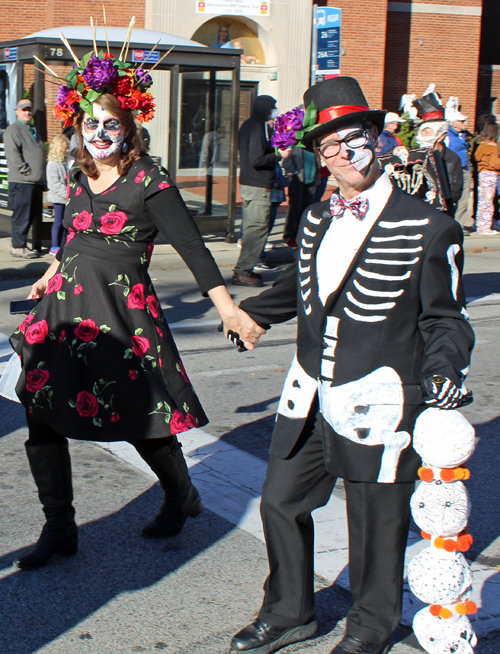 Day of the Dead Skulls and Skeletons Parade in Cleveland 2022