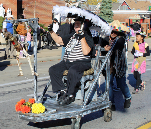 Day of the Dead Skulls and Skeletons Parade in Cleveland 2022