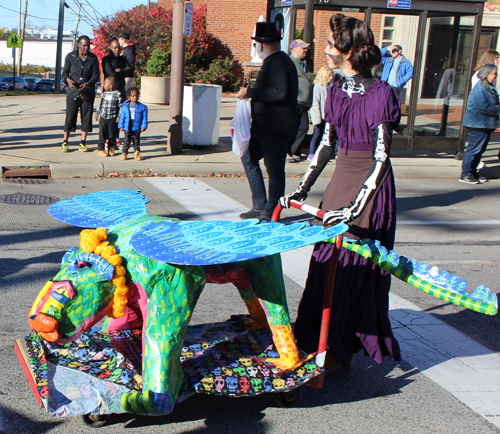 Day of the Dead Skulls and Skeletons Parade in Cleveland 2022