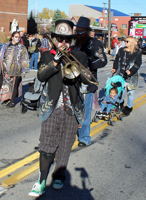 Day of the Dead Skulls and Skeletons Parade in Cleveland 2022