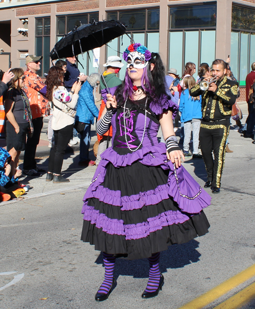 Day of the Dead Skulls and Skeletons Parade in Cleveland 2022