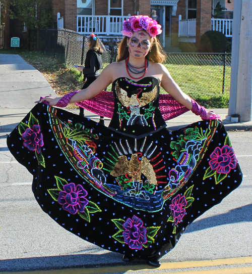 Day of the Dead Skulls and Skeletons Parade in Cleveland 2022