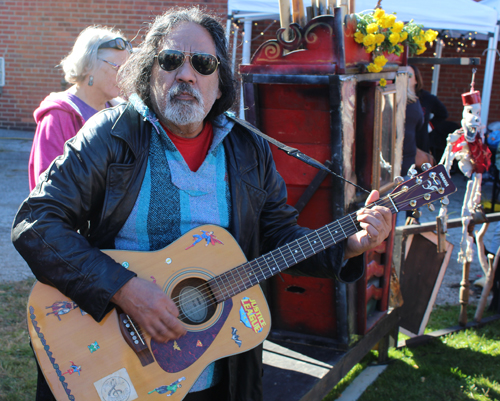 People in costumes and makeup at Day of the Dead in Cleveland 2022